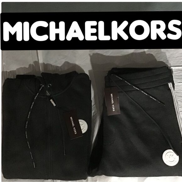 MICHAEL KORS Men's Logo Fleece JOGGERS M - Picture 2 of 14